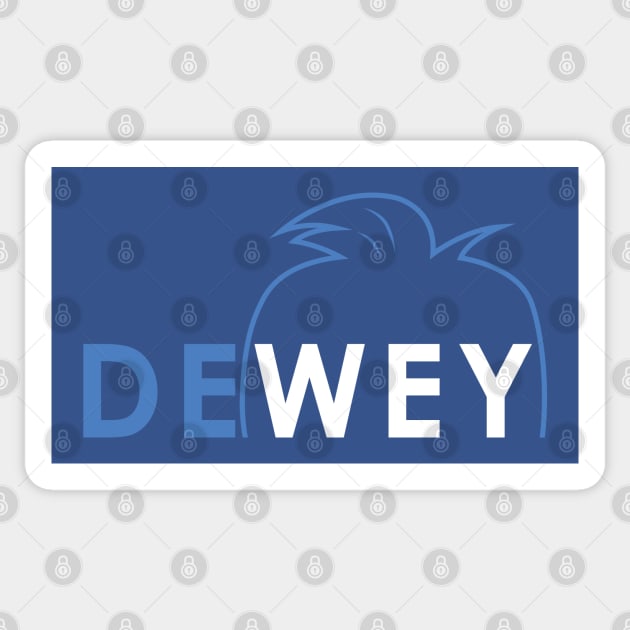 Dewey Late Sticker by nickbeta